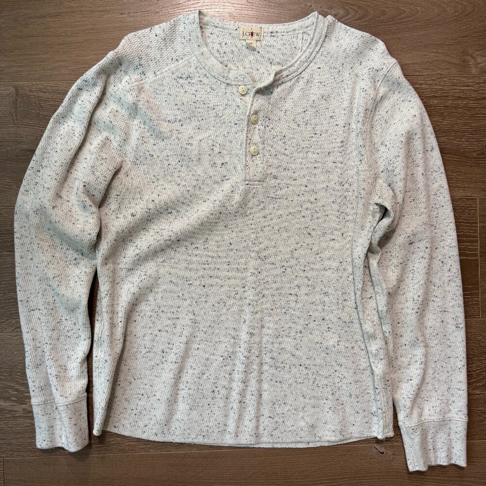 J.Crew waffle knit long-sleeve henley